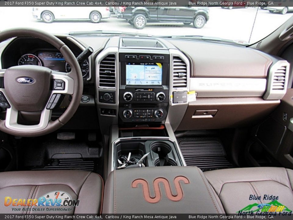 2017 Ford F350 Super Duty King Ranch Crew Cab 4x4 Caribou / King Ranch Mesa Antique Java Photo #16
