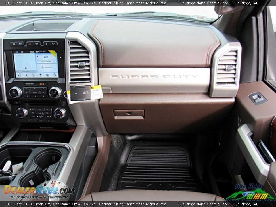 2017 Ford F350 Super Duty King Ranch Crew Cab 4x4 Caribou / King Ranch Mesa Antique Java Photo #17