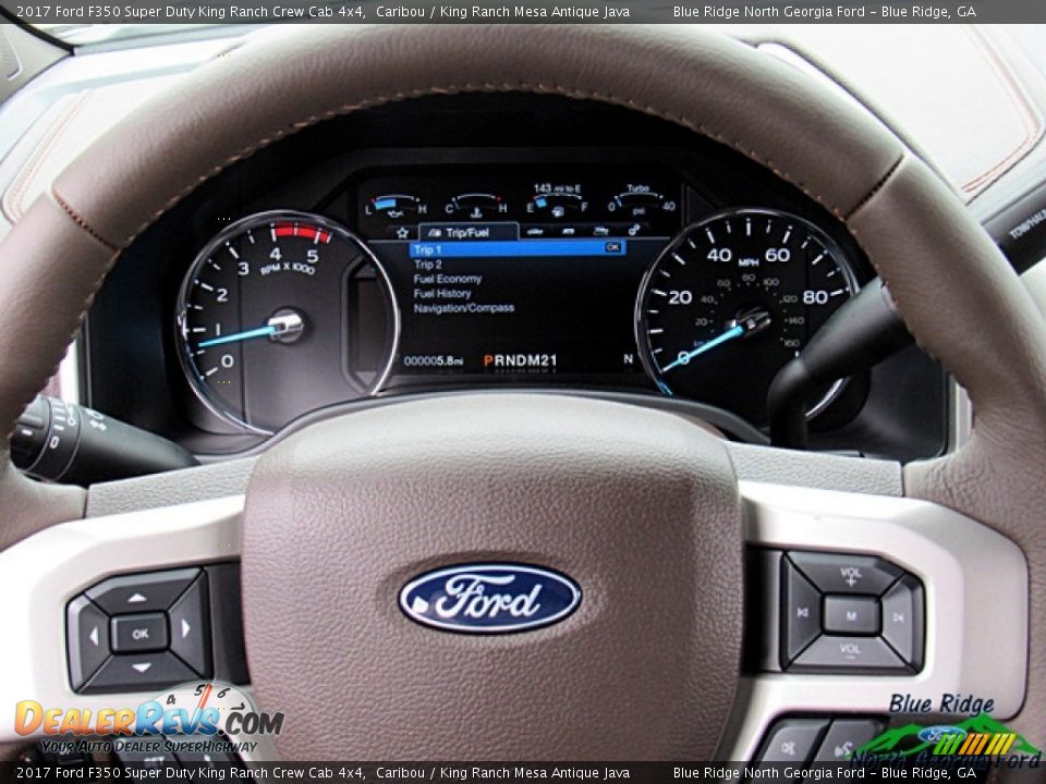 2017 Ford F350 Super Duty King Ranch Crew Cab 4x4 Caribou / King Ranch Mesa Antique Java Photo #18