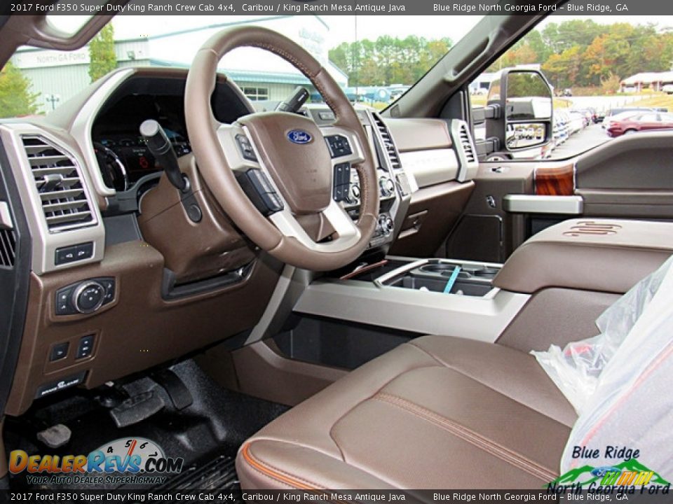 2017 Ford F350 Super Duty King Ranch Crew Cab 4x4 Caribou / King Ranch Mesa Antique Java Photo #31