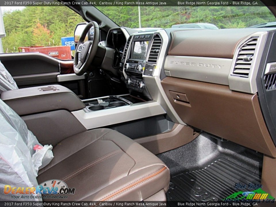 2017 Ford F350 Super Duty King Ranch Crew Cab 4x4 Caribou / King Ranch Mesa Antique Java Photo #32