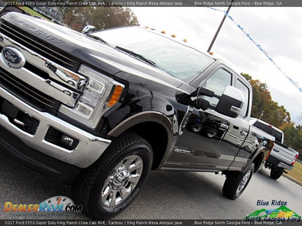 2017 Ford F350 Super Duty King Ranch Crew Cab 4x4 Caribou / King Ranch Mesa Antique Java Photo #33
