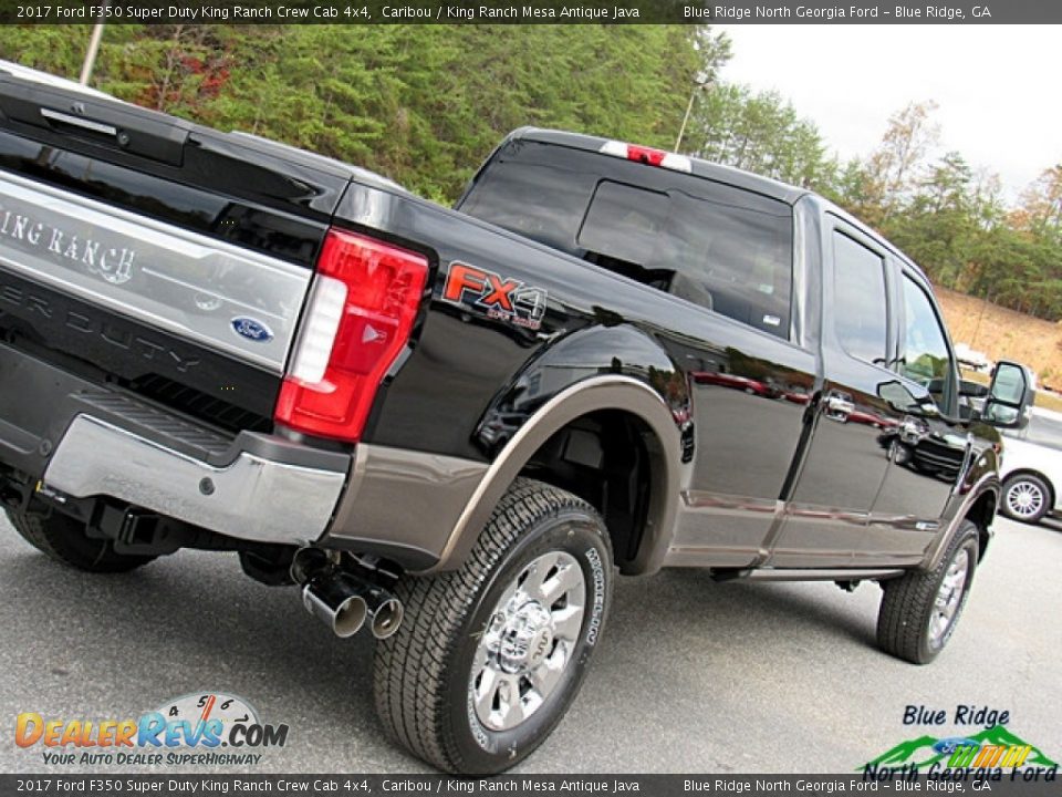 2017 Ford F350 Super Duty King Ranch Crew Cab 4x4 Caribou / King Ranch Mesa Antique Java Photo #35