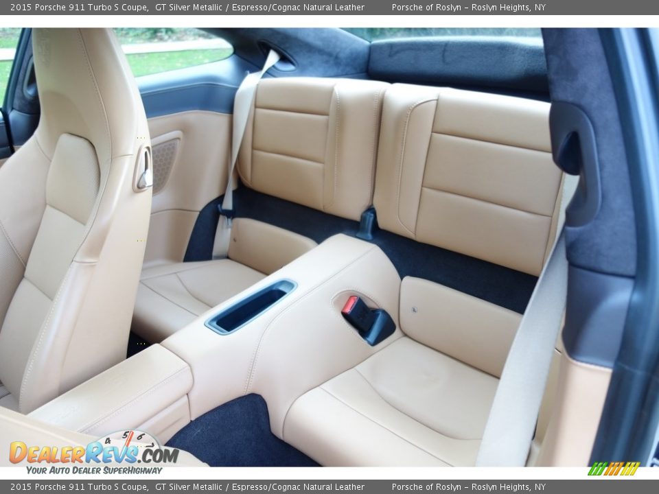 2015 Porsche 911 Turbo S Coupe GT Silver Metallic / Espresso/Cognac Natural Leather Photo #19