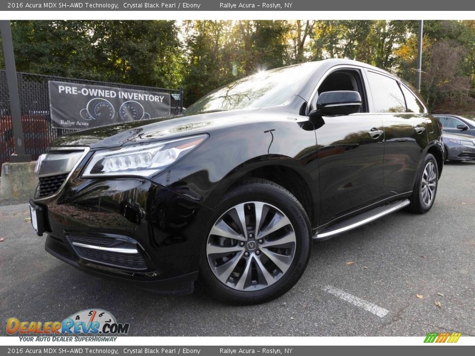 2016 Acura MDX SH-AWD Technology Crystal Black Pearl / Ebony Photo #1