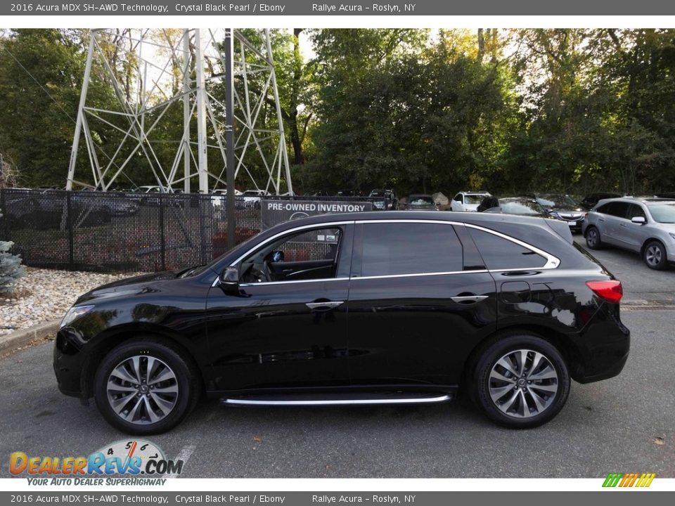 2016 Acura MDX SH-AWD Technology Crystal Black Pearl / Ebony Photo #3