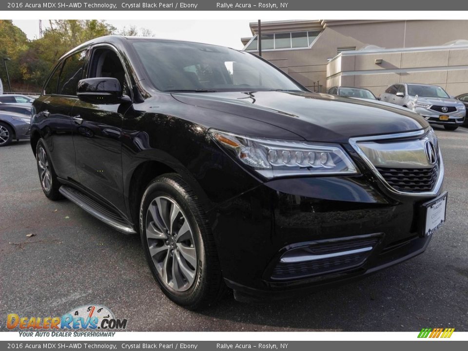 2016 Acura MDX SH-AWD Technology Crystal Black Pearl / Ebony Photo #10