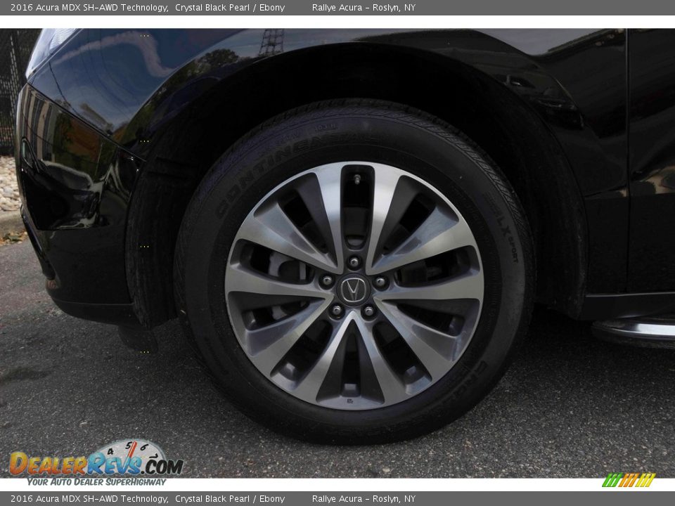 2016 Acura MDX SH-AWD Technology Crystal Black Pearl / Ebony Photo #12