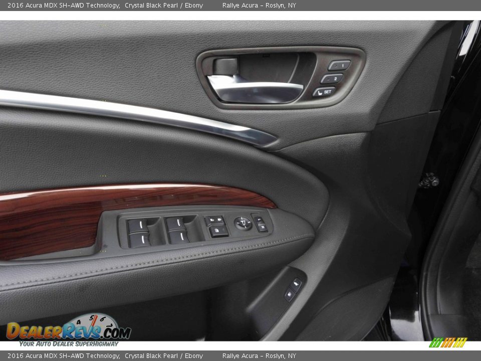 2016 Acura MDX SH-AWD Technology Crystal Black Pearl / Ebony Photo #15