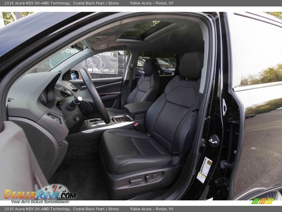 2016 Acura MDX SH-AWD Technology Crystal Black Pearl / Ebony Photo #16
