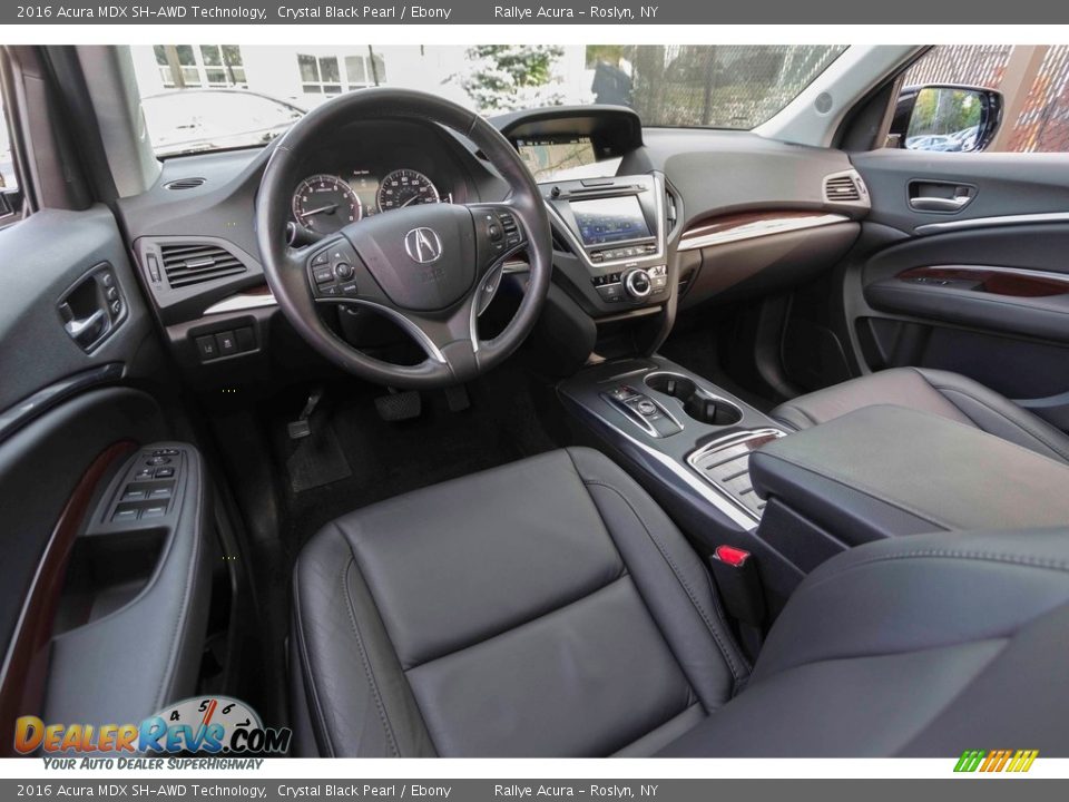 2016 Acura MDX SH-AWD Technology Crystal Black Pearl / Ebony Photo #18