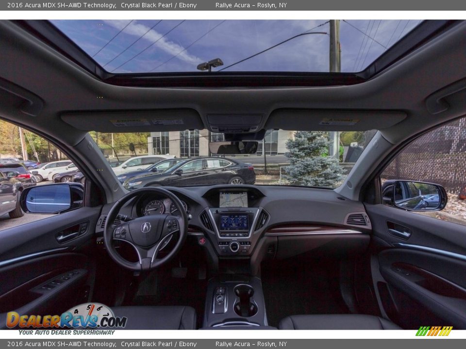 2016 Acura MDX SH-AWD Technology Crystal Black Pearl / Ebony Photo #19