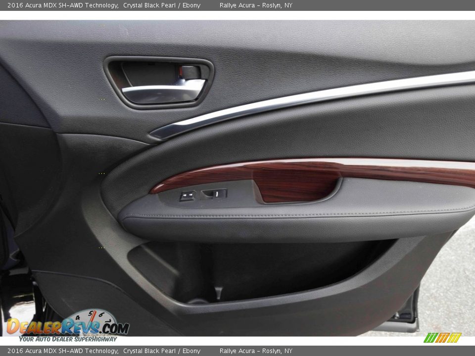 2016 Acura MDX SH-AWD Technology Crystal Black Pearl / Ebony Photo #21