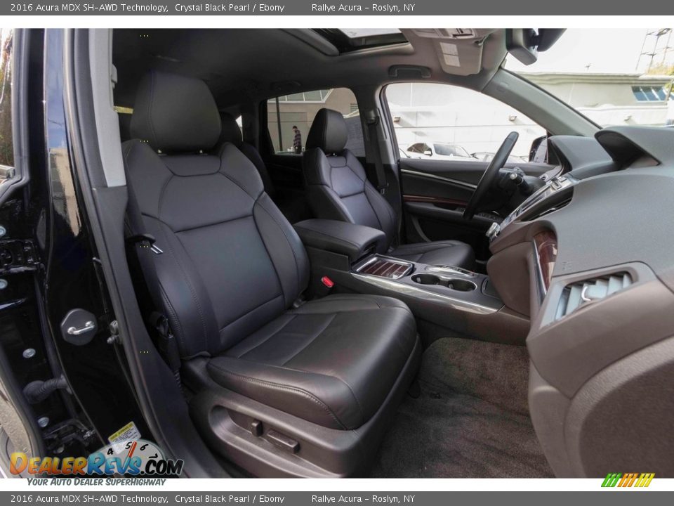 2016 Acura MDX SH-AWD Technology Crystal Black Pearl / Ebony Photo #22