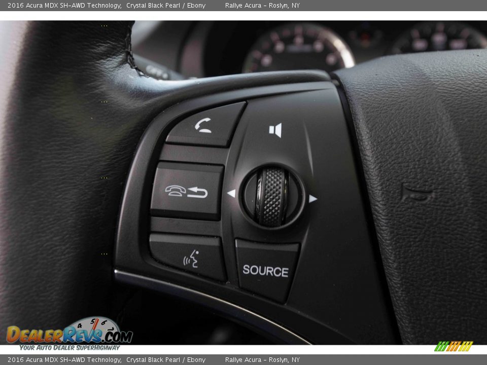 2016 Acura MDX SH-AWD Technology Crystal Black Pearl / Ebony Photo #31