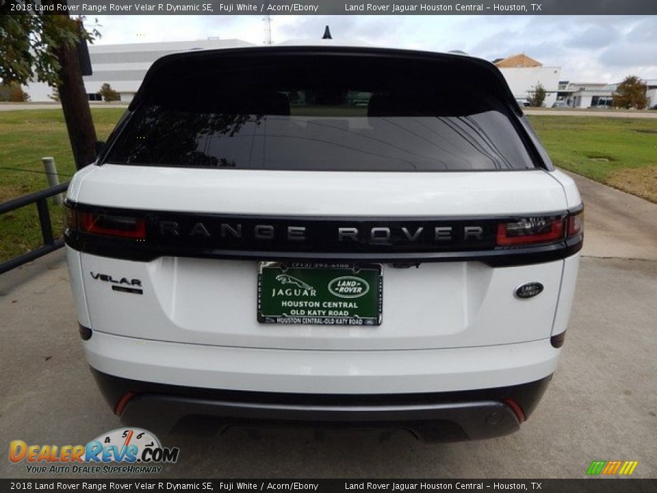 2018 Land Rover Range Rover Velar R Dynamic SE Fuji White / Acorn/Ebony Photo #7