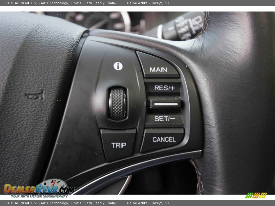 2016 Acura MDX SH-AWD Technology Crystal Black Pearl / Ebony Photo #32