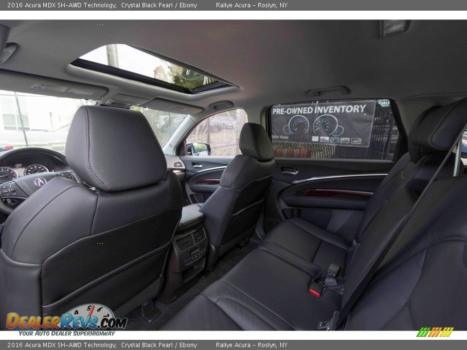 2016 Acura MDX SH-AWD Technology Crystal Black Pearl / Ebony Photo #34