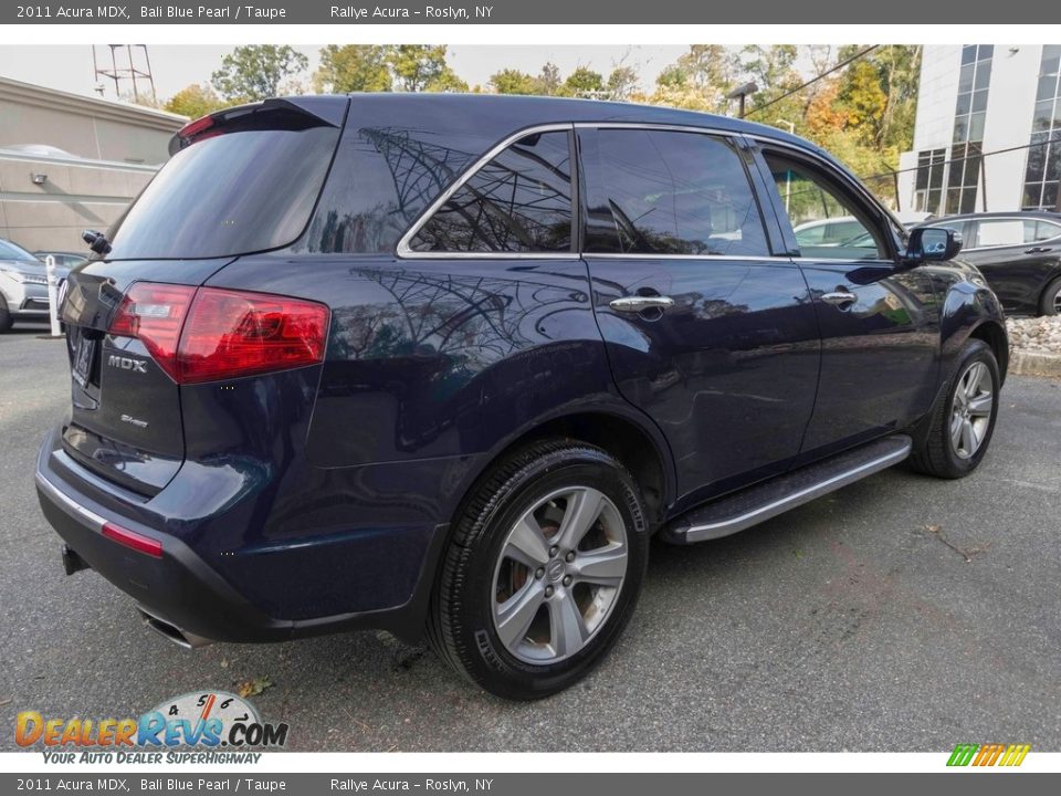 2011 Acura MDX Bali Blue Pearl / Taupe Photo #8
