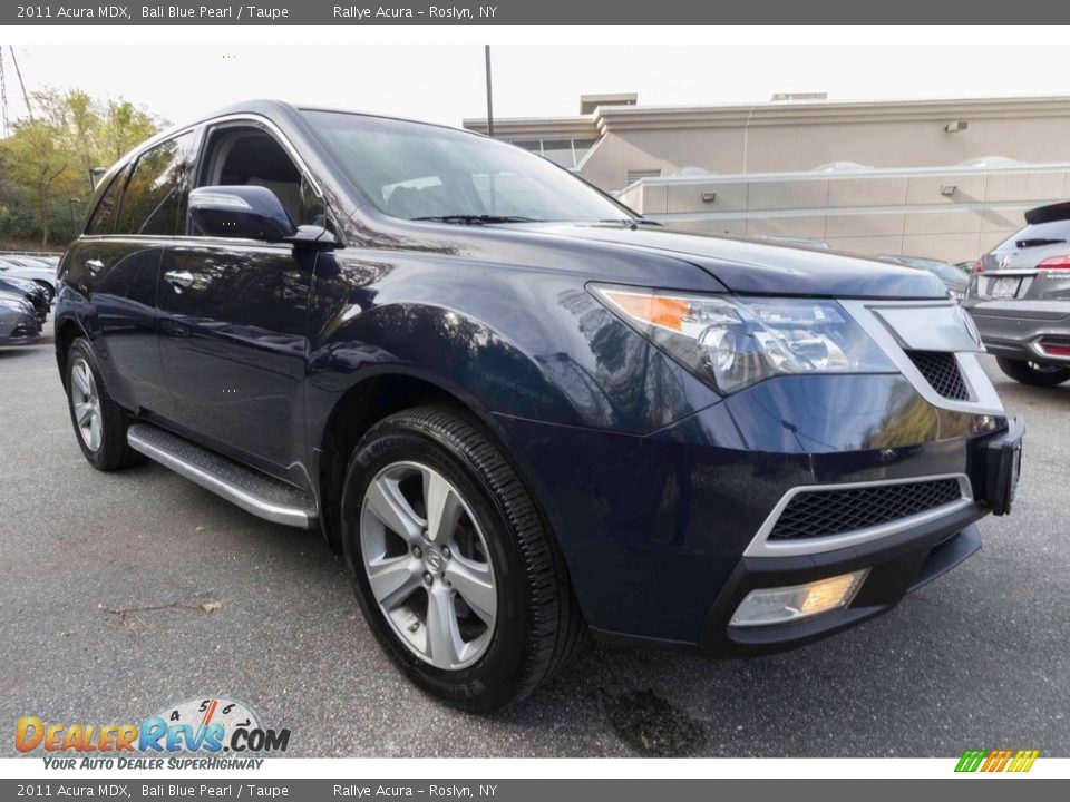 2011 Acura MDX Bali Blue Pearl / Taupe Photo #10