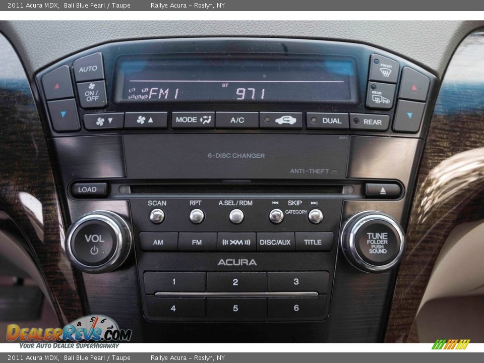 2011 Acura MDX Bali Blue Pearl / Taupe Photo #21