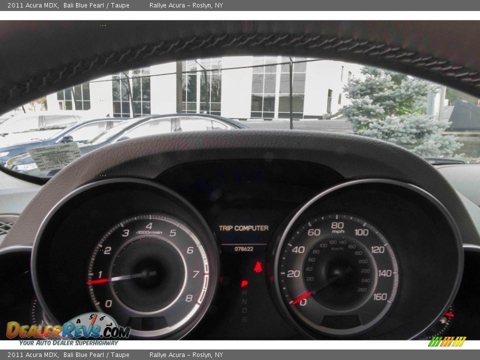 2011 Acura MDX Bali Blue Pearl / Taupe Photo #36