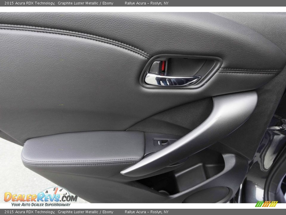 2015 Acura RDX Technology Graphite Luster Metallic / Ebony Photo #33