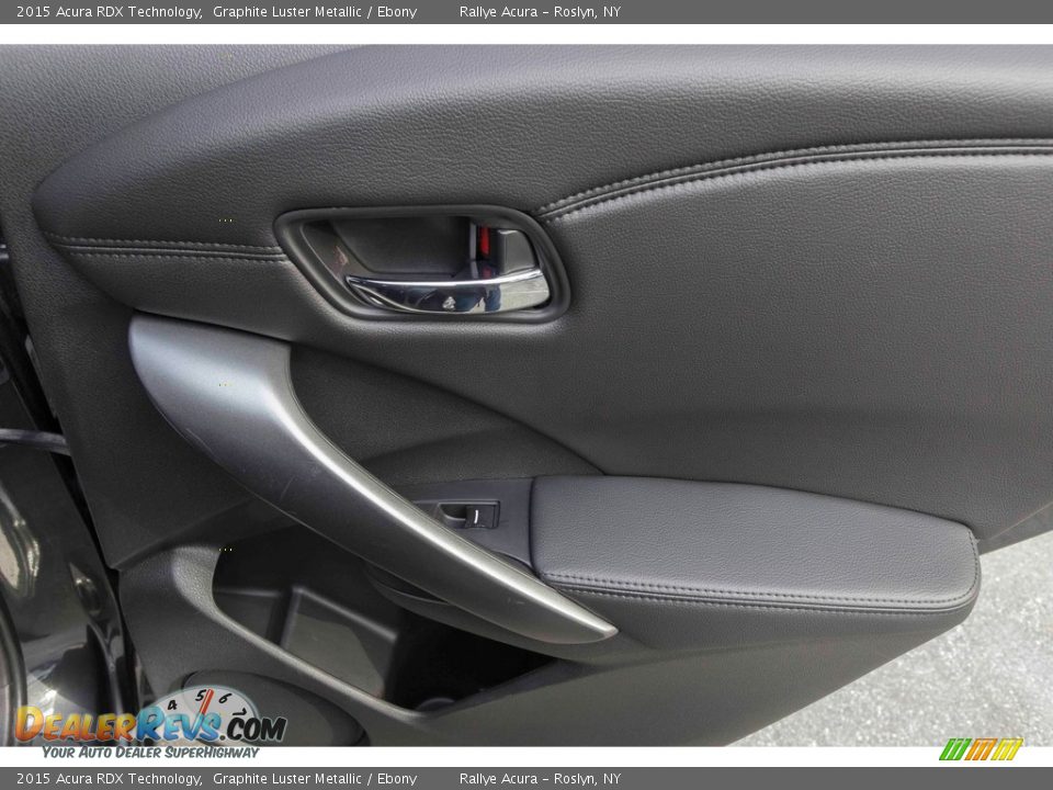 2015 Acura RDX Technology Graphite Luster Metallic / Ebony Photo #36