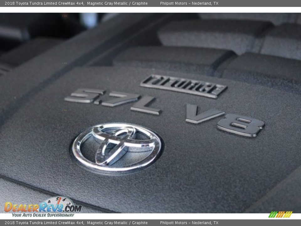 2018 Toyota Tundra Limited CrewMax 4x4 Magnetic Gray Metallic / Graphite Photo #27