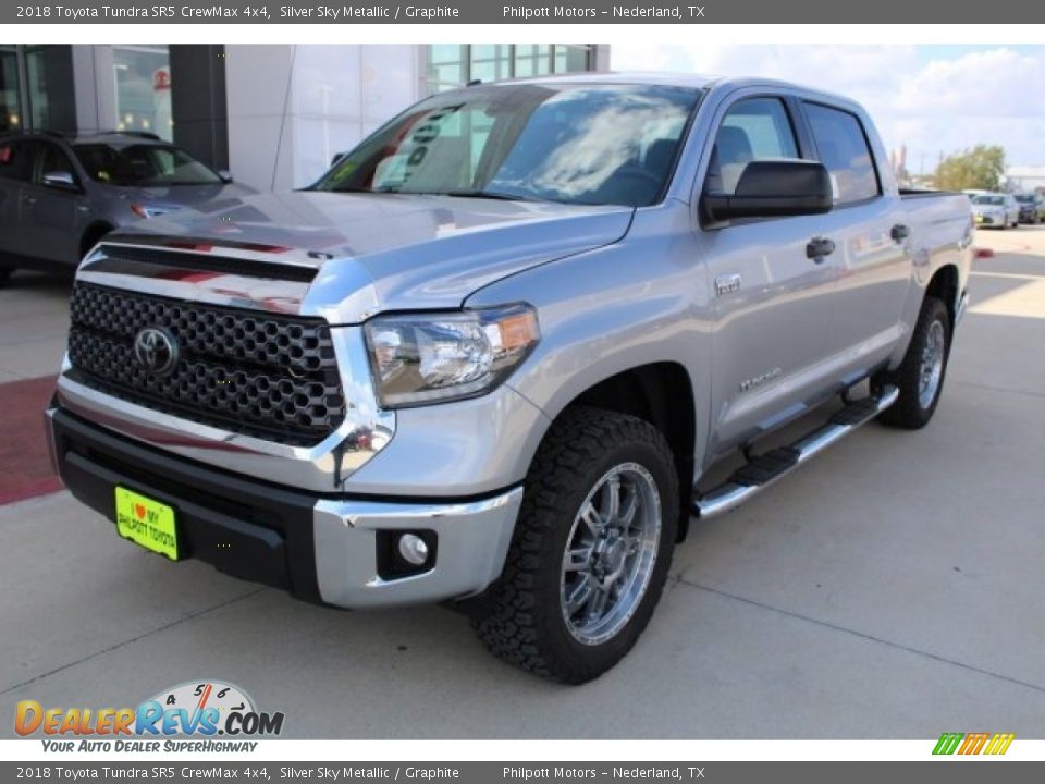 2018 Toyota Tundra SR5 CrewMax 4x4 Silver Sky Metallic / Graphite Photo #3