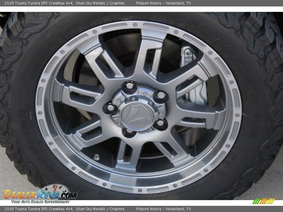 2018 Toyota Tundra SR5 CrewMax 4x4 Silver Sky Metallic / Graphite Photo #5