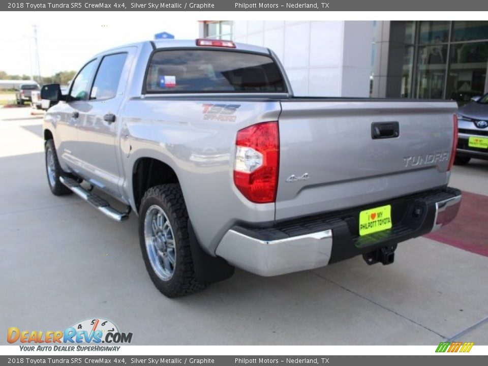 2018 Toyota Tundra SR5 CrewMax 4x4 Silver Sky Metallic / Graphite Photo #6