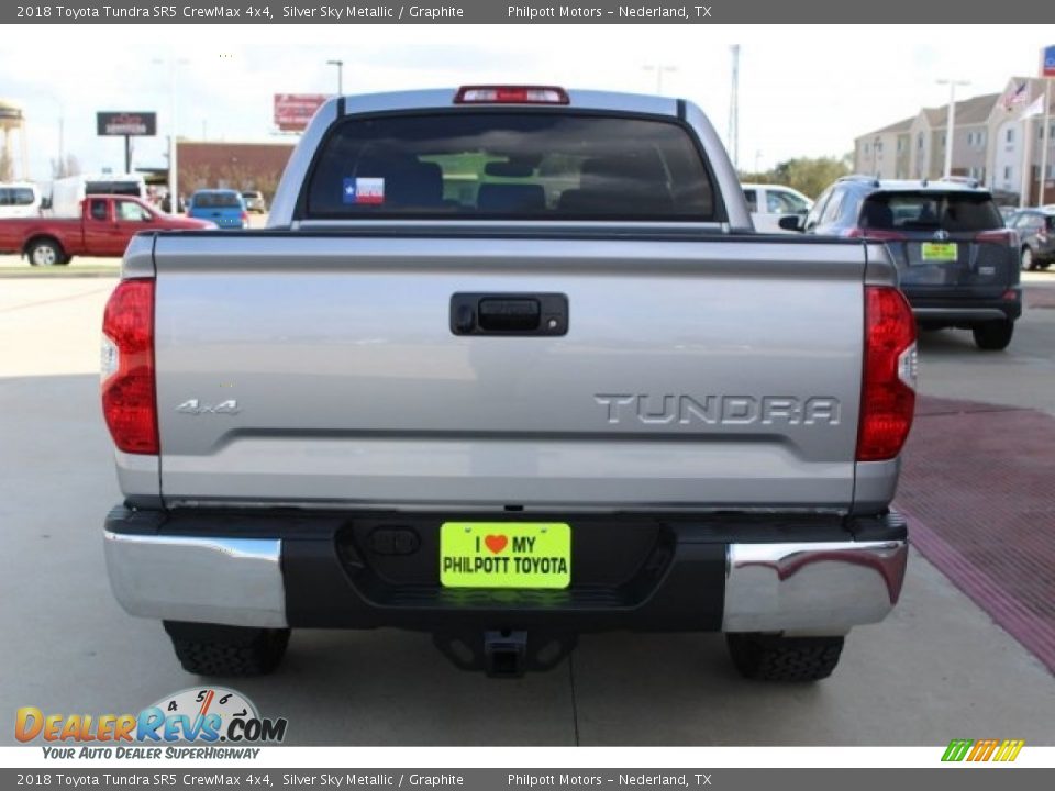 2018 Toyota Tundra SR5 CrewMax 4x4 Silver Sky Metallic / Graphite Photo #7