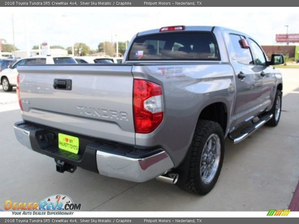 2018 Toyota Tundra SR5 CrewMax 4x4 Silver Sky Metallic / Graphite Photo #8