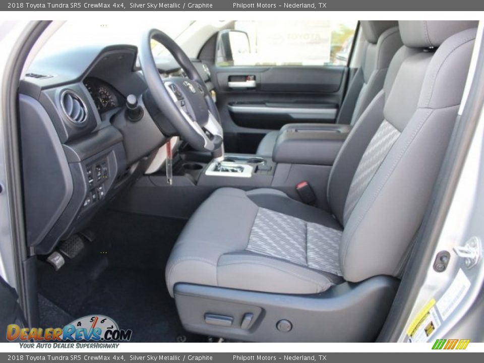 2018 Toyota Tundra SR5 CrewMax 4x4 Silver Sky Metallic / Graphite Photo #12