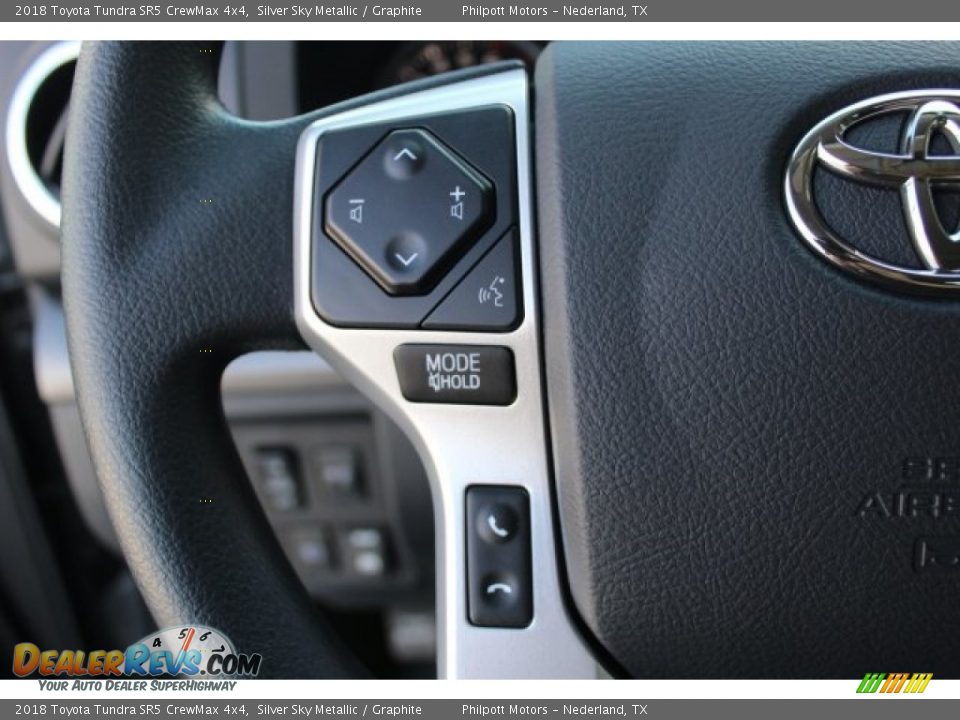 2018 Toyota Tundra SR5 CrewMax 4x4 Silver Sky Metallic / Graphite Photo #17