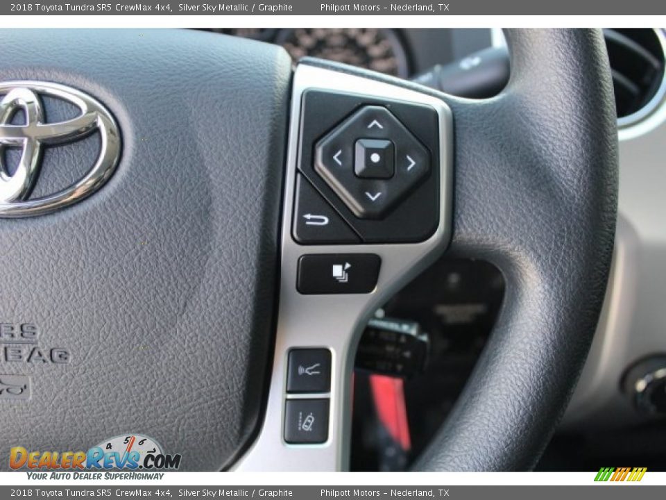 2018 Toyota Tundra SR5 CrewMax 4x4 Silver Sky Metallic / Graphite Photo #18