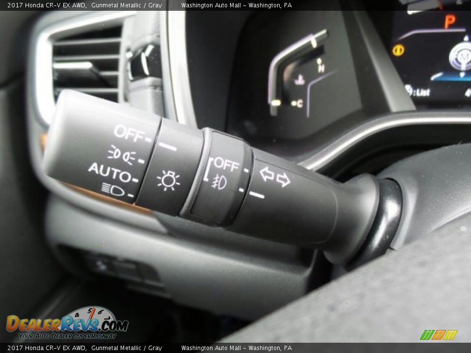 2017 Honda CR-V EX AWD Gunmetal Metallic / Gray Photo #19