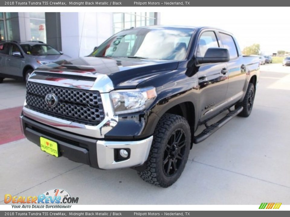 2018 Toyota Tundra TSS CrewMax Midnight Black Metallic / Black Photo #3