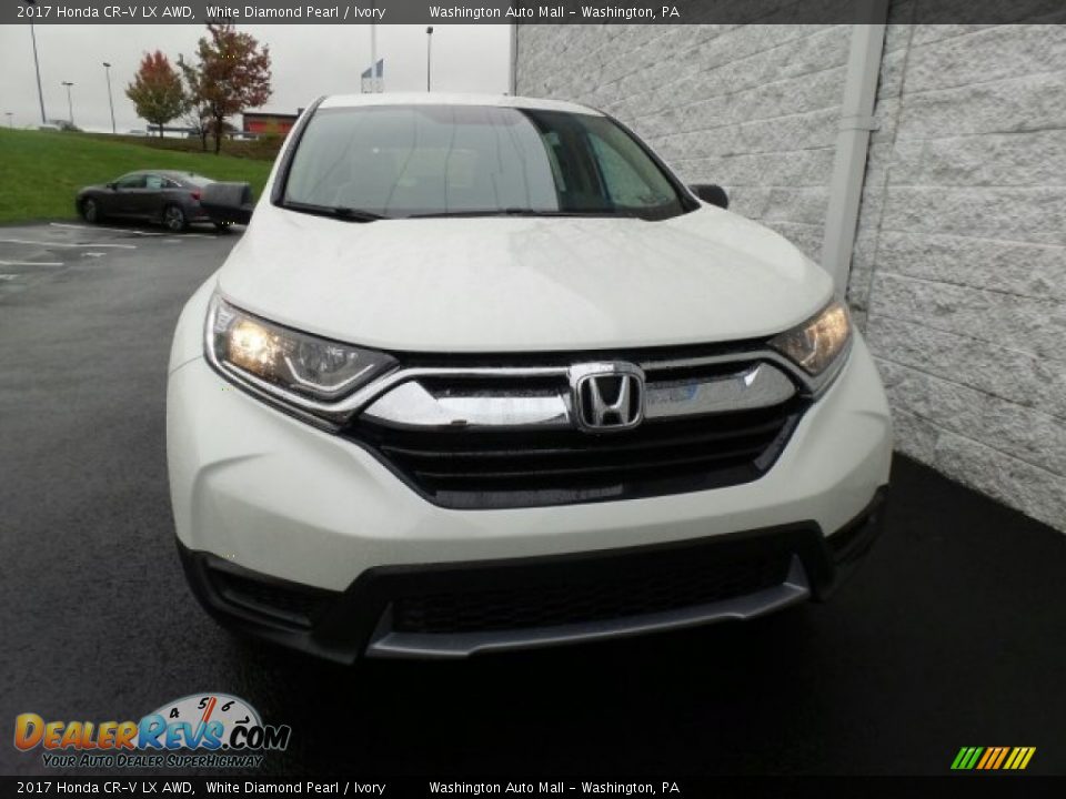 2017 Honda CR-V LX AWD White Diamond Pearl / Ivory Photo #3