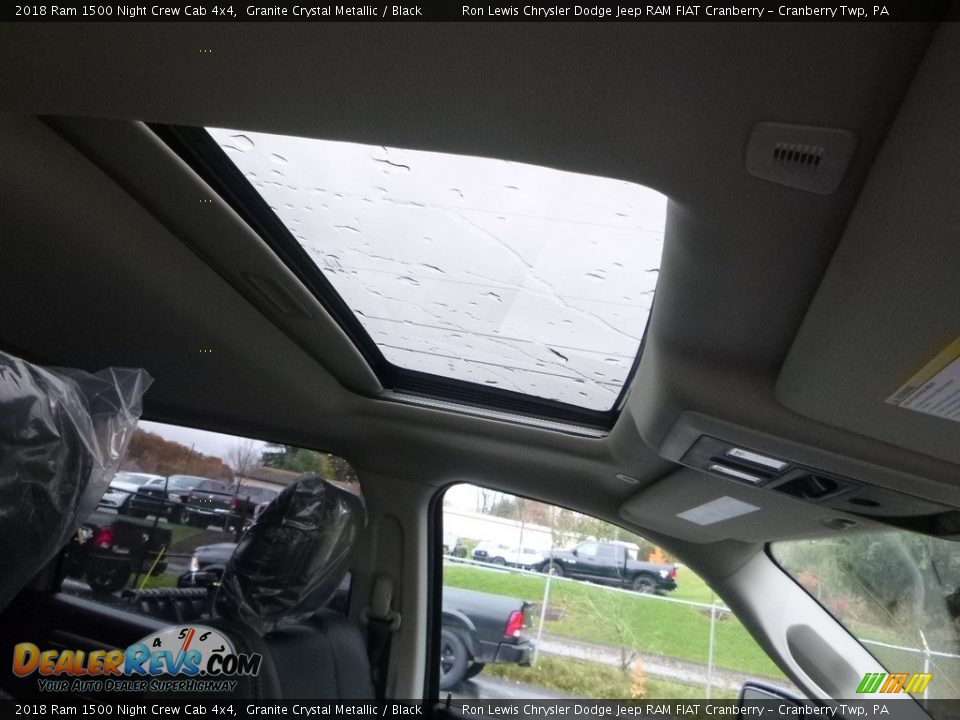 2018 Ram 1500 Night Crew Cab 4x4 Granite Crystal Metallic / Black Photo #9