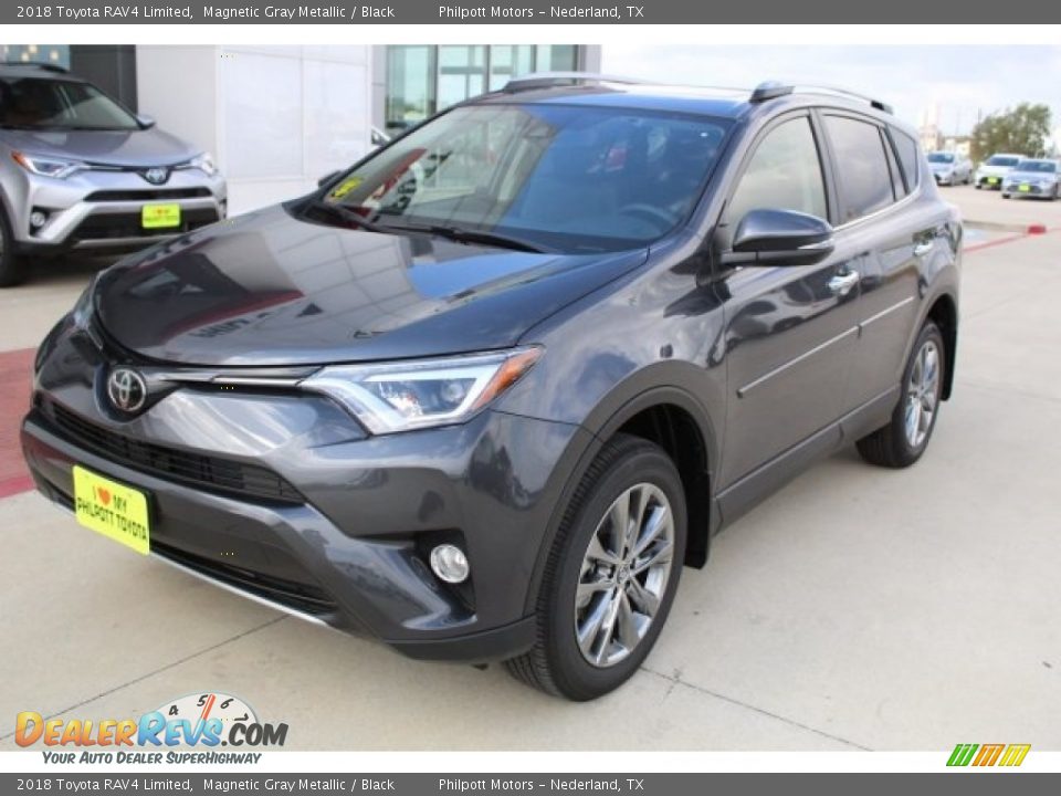 2018 Toyota RAV4 Limited Magnetic Gray Metallic / Black Photo #3