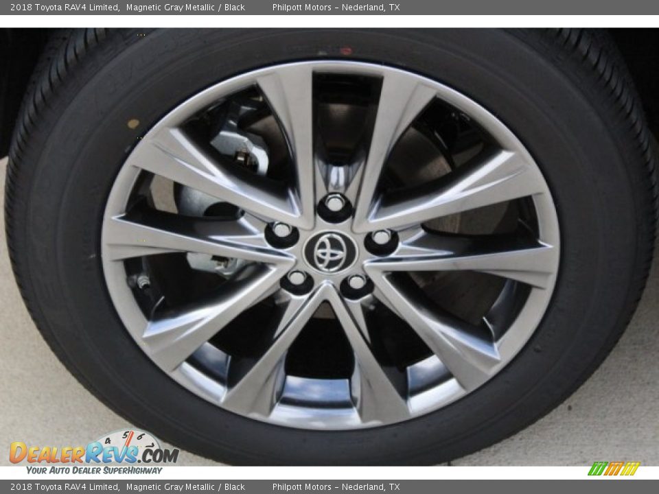 2018 Toyota RAV4 Limited Magnetic Gray Metallic / Black Photo #4