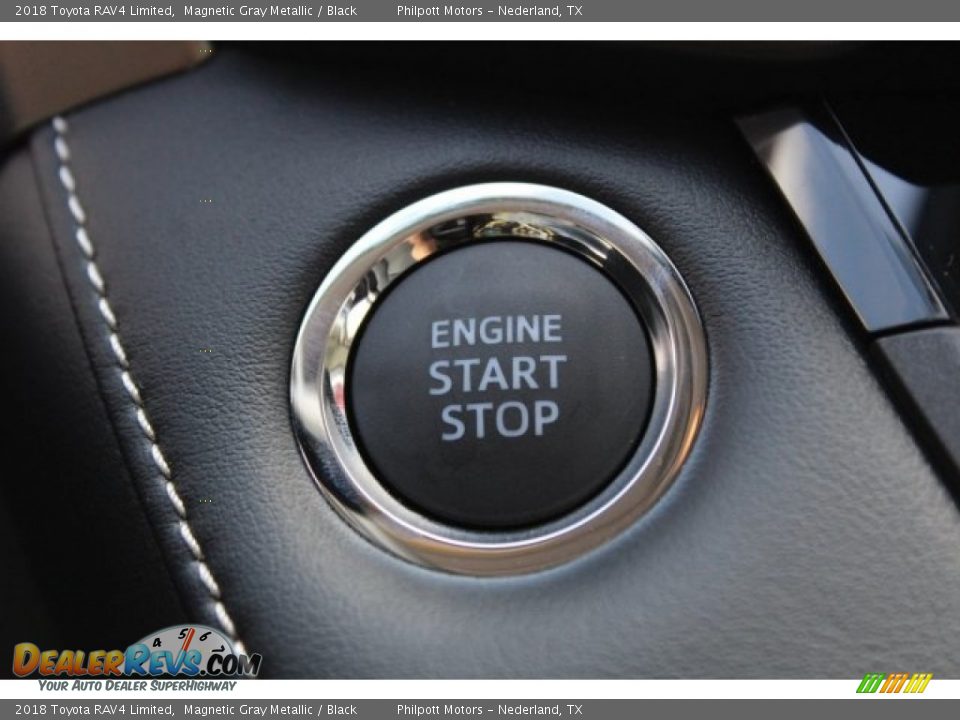 2018 Toyota RAV4 Limited Magnetic Gray Metallic / Black Photo #14