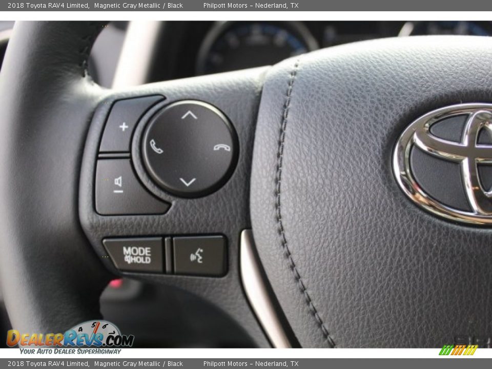 2018 Toyota RAV4 Limited Magnetic Gray Metallic / Black Photo #16