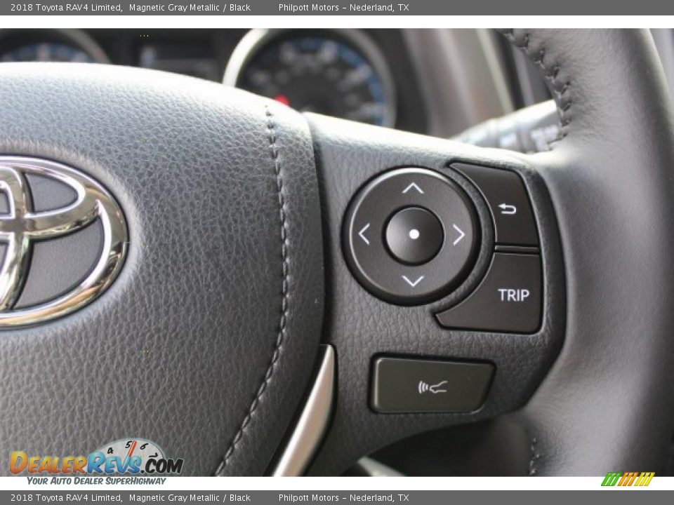 2018 Toyota RAV4 Limited Magnetic Gray Metallic / Black Photo #17