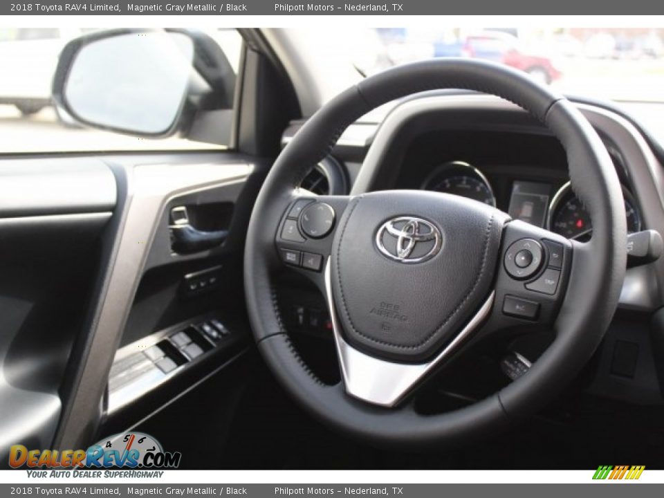 2018 Toyota RAV4 Limited Magnetic Gray Metallic / Black Photo #23