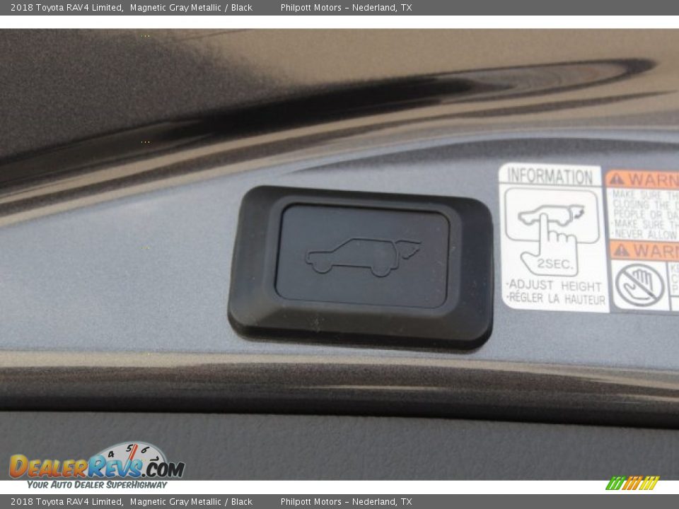2018 Toyota RAV4 Limited Magnetic Gray Metallic / Black Photo #25