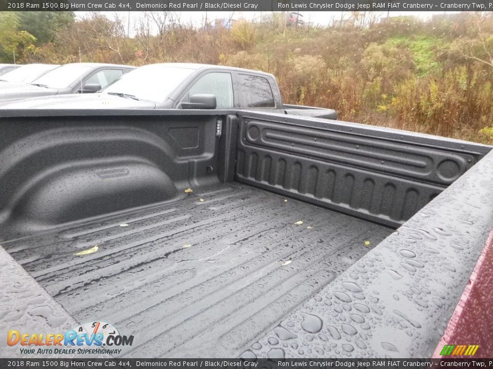 2018 Ram 1500 Big Horn Crew Cab 4x4 Delmonico Red Pearl / Black/Diesel Gray Photo #13