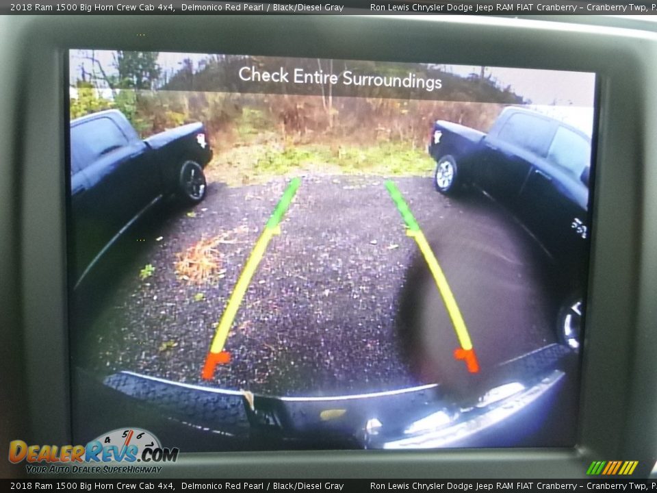 2018 Ram 1500 Big Horn Crew Cab 4x4 Delmonico Red Pearl / Black/Diesel Gray Photo #18